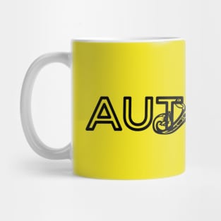 Autastic Outline Logo Tee Mug
